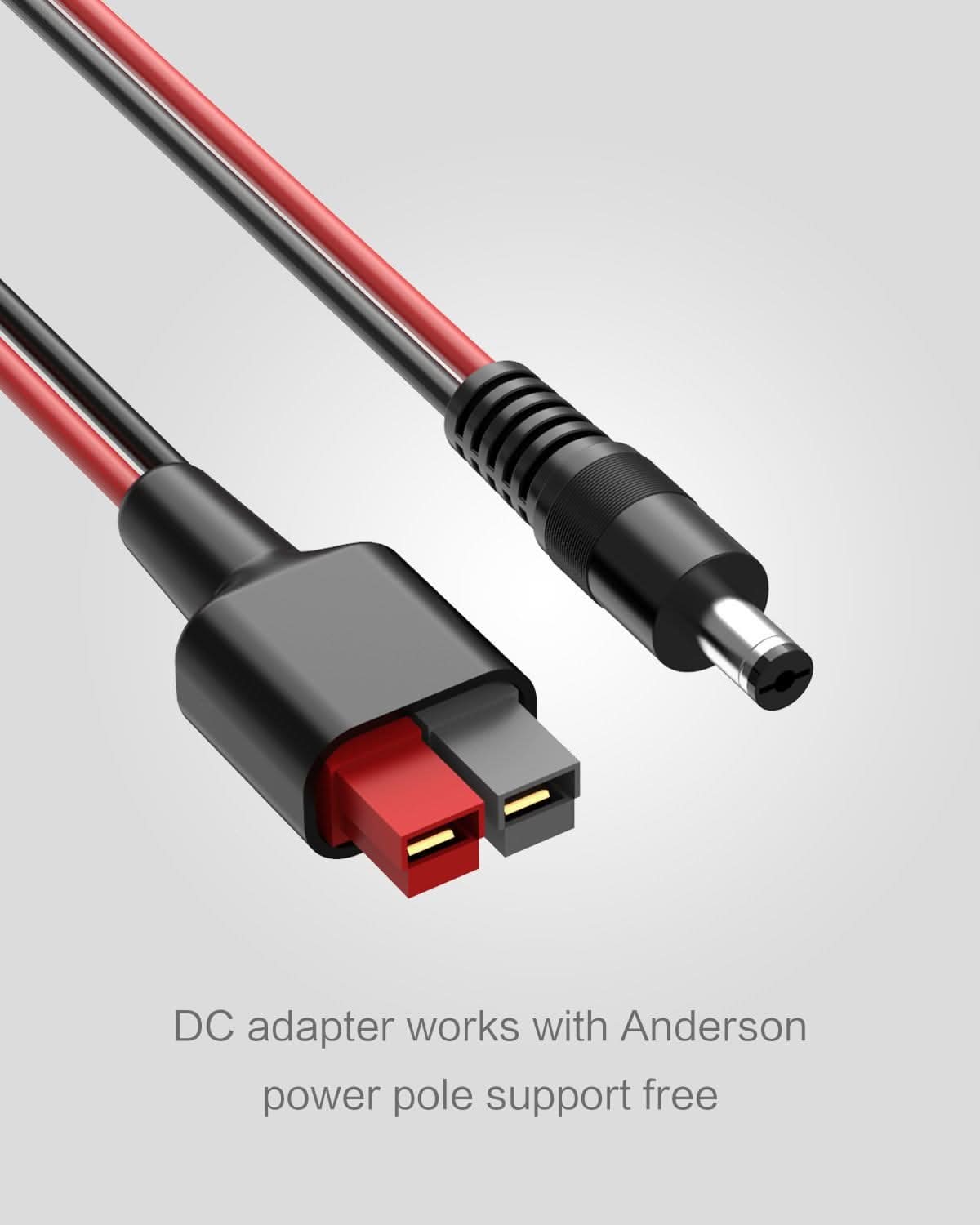 ALLPOWERS DC5525 (5,5 mm x 2,5 mm) naar Anderson Connector Adapterkabel