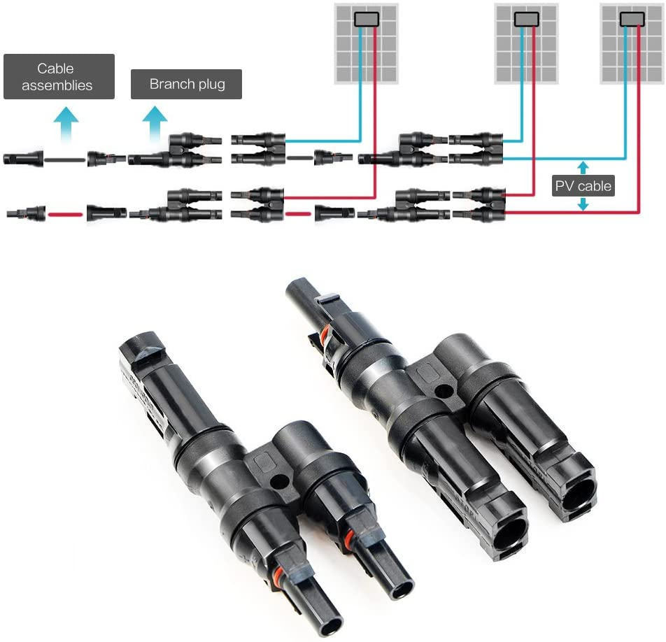 ALLPOWERS Y-type zonneconnectoren
