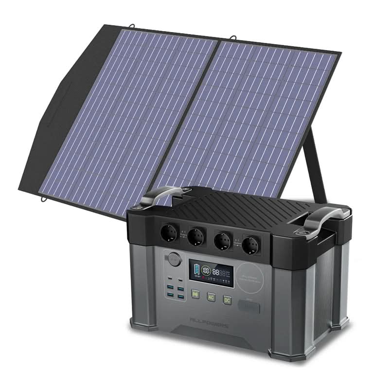 ALLPOWERS Zonnegeneratorset 2400W (S2000 Pro + SP027 100W zonnepaneel)