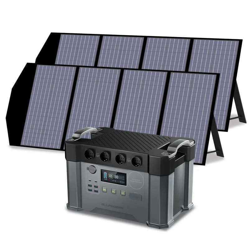 ALLPOWERS Zonnegeneratorset 2400W (S2000 Pro + SP029 140W zonnepaneel)