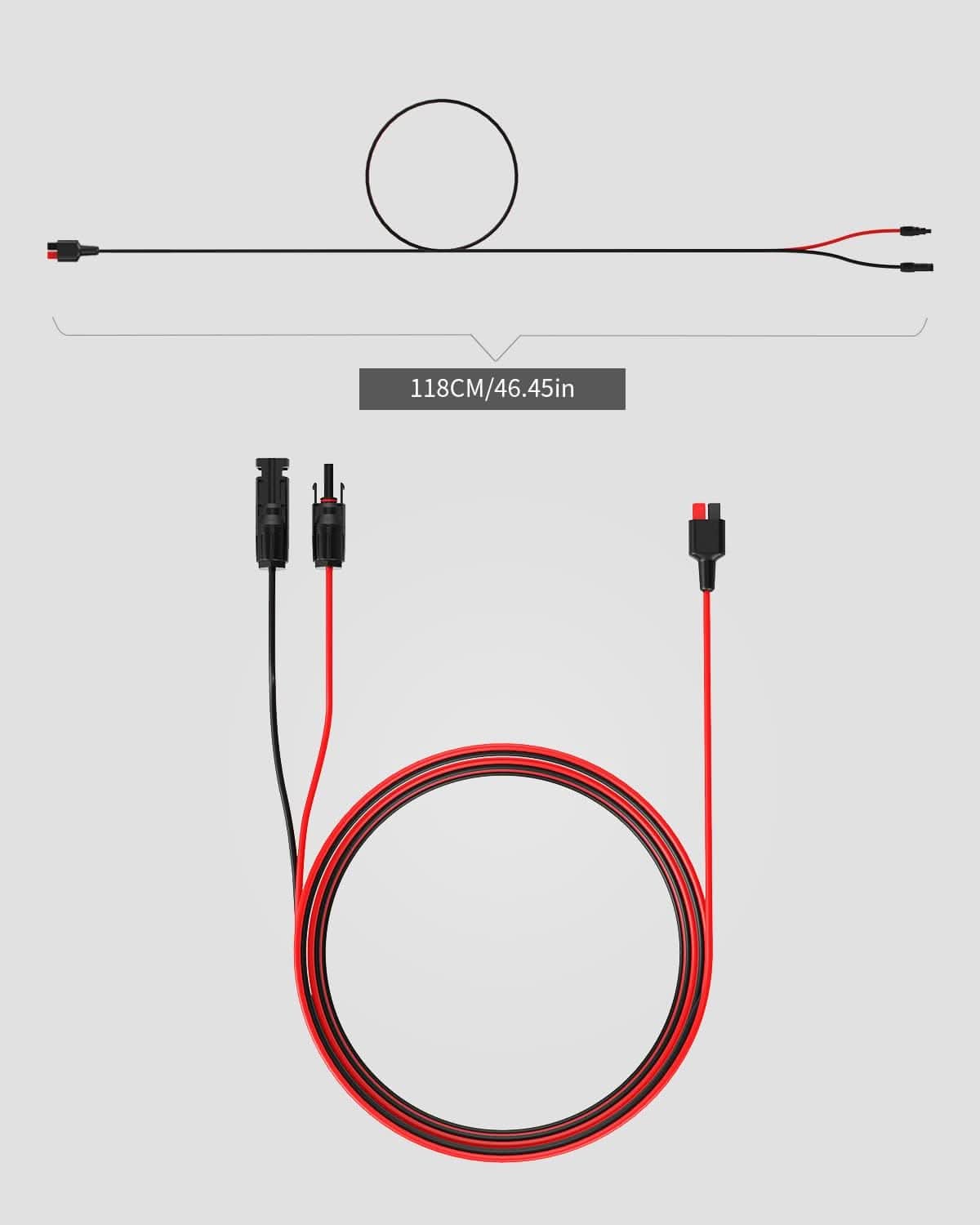 ALLPOWERS Anderson Solar Connector Adapterkabel