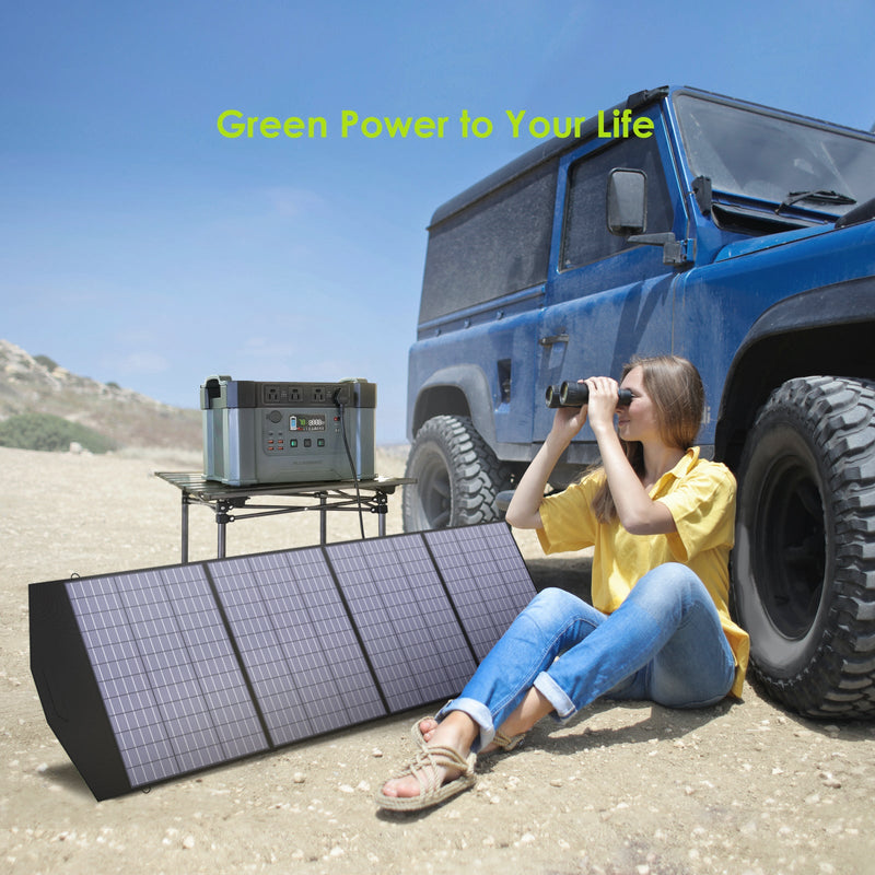 ALLPOWER Zonnegeneratorset 1800W (R1500 + SP033 200W zonnepaneel)