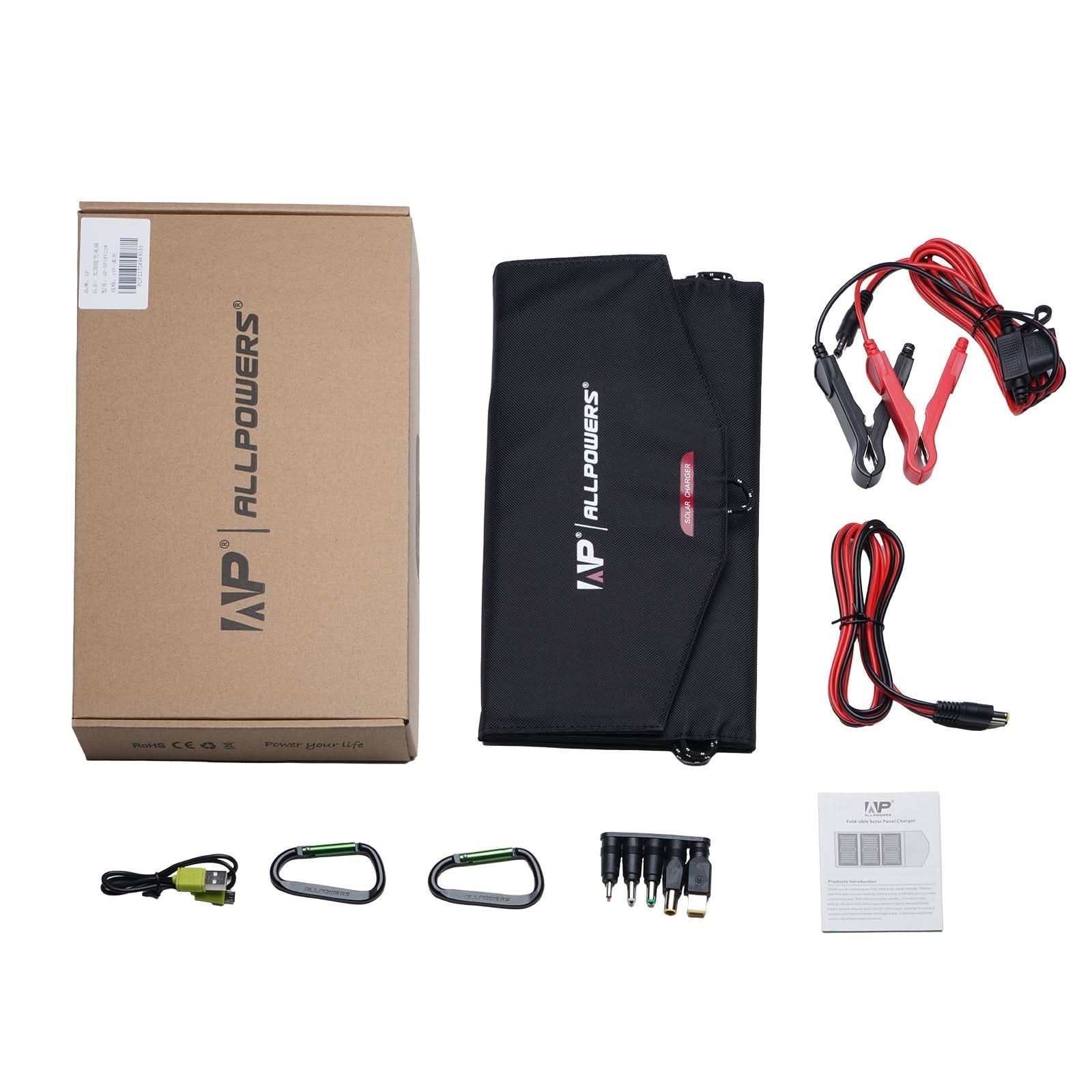 ALLPOWERS 18V 21W Zonnepaneel
