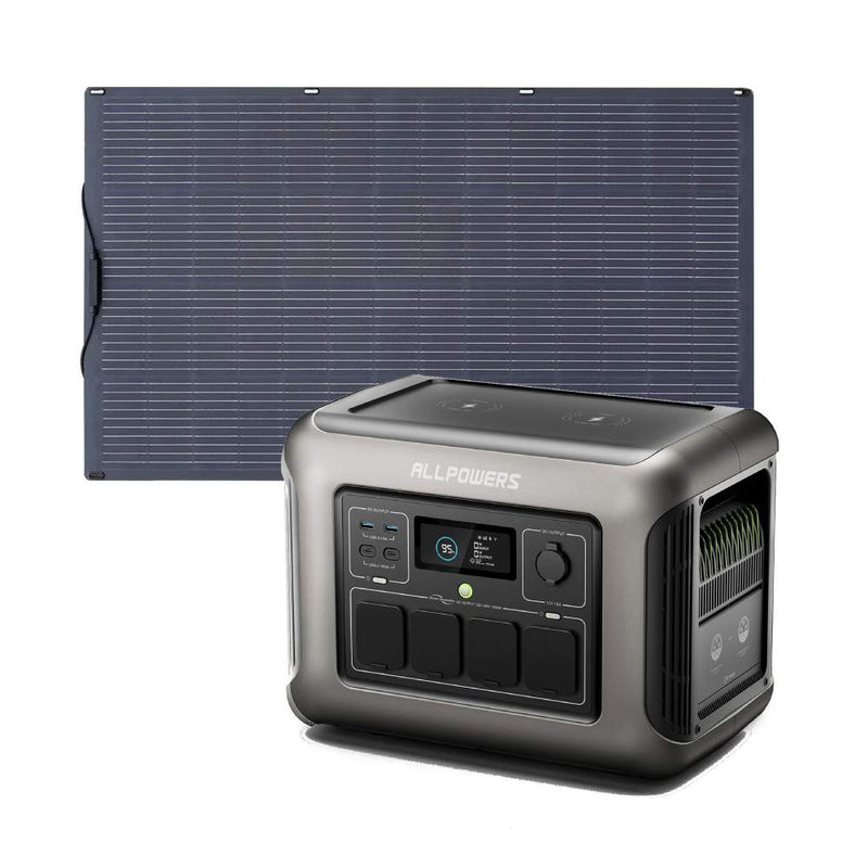 ALLPOWERS R1500 LITE Draagbaar Energiestation 1600W 1056Wh LiFeP04 Accu