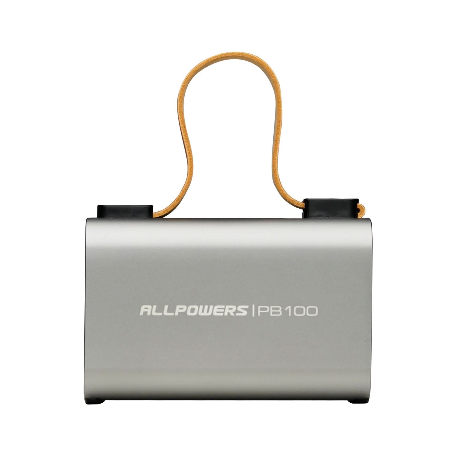 ALLPOWERS PB100 draagbare powerbank 100W 24000mAh met SP001 5V 21W zonnepaneel