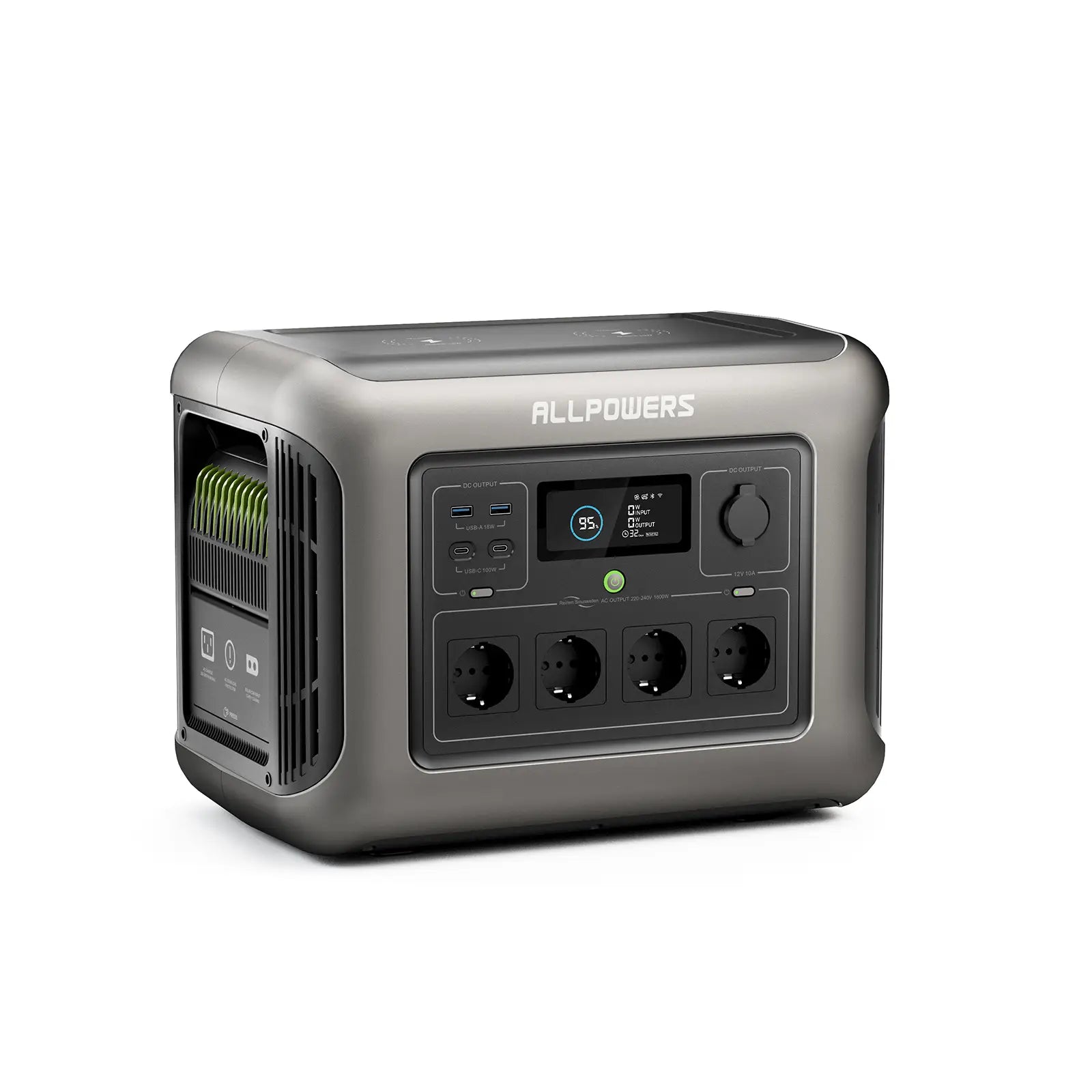 ALLPOWERS R1500 Draagbaar Energiestation 1800W 1152Wh LiFeP04 Accu