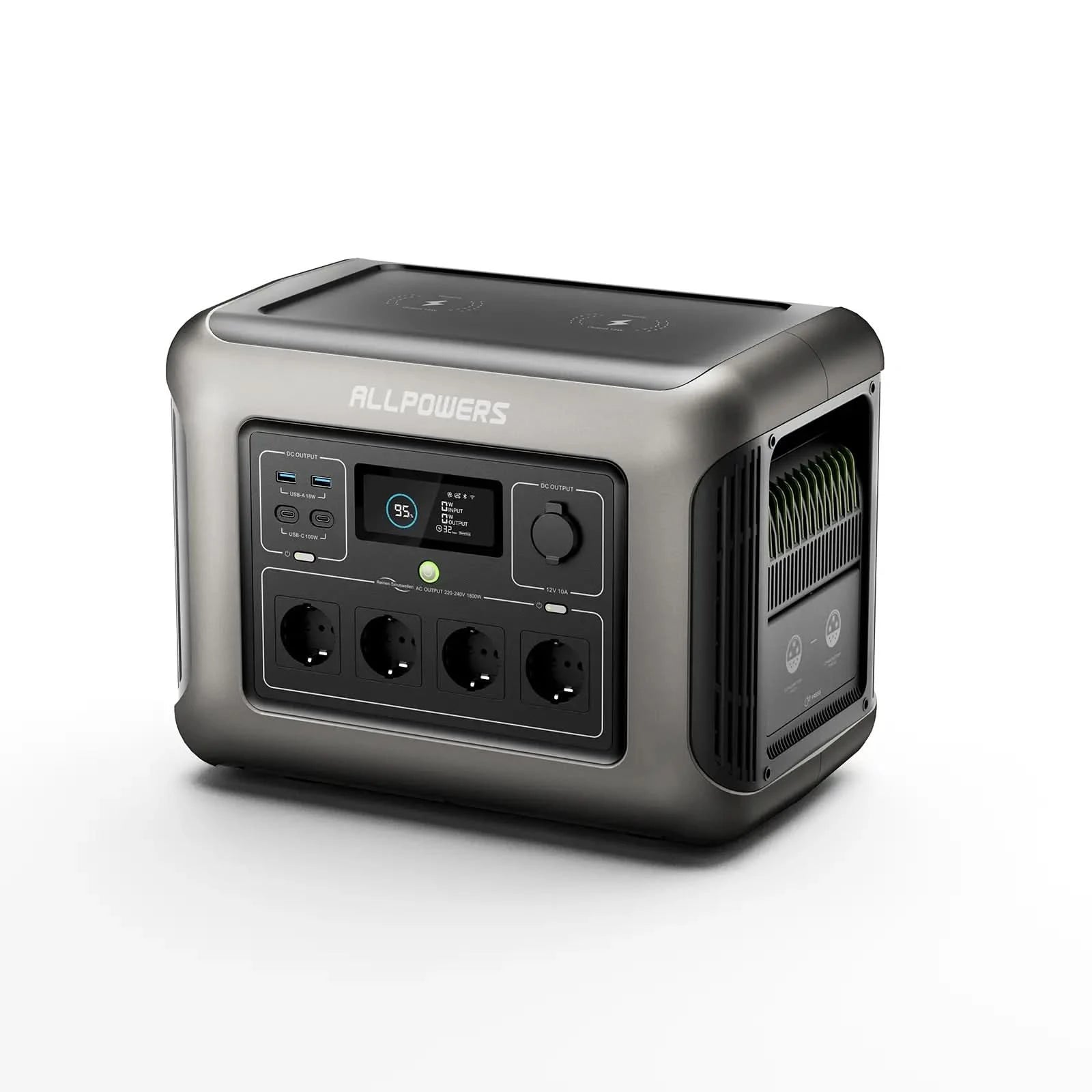 ALLPOWERS R1500 Draagbaar Energiestation 1800W 1152Wh LiFeP04 Accu