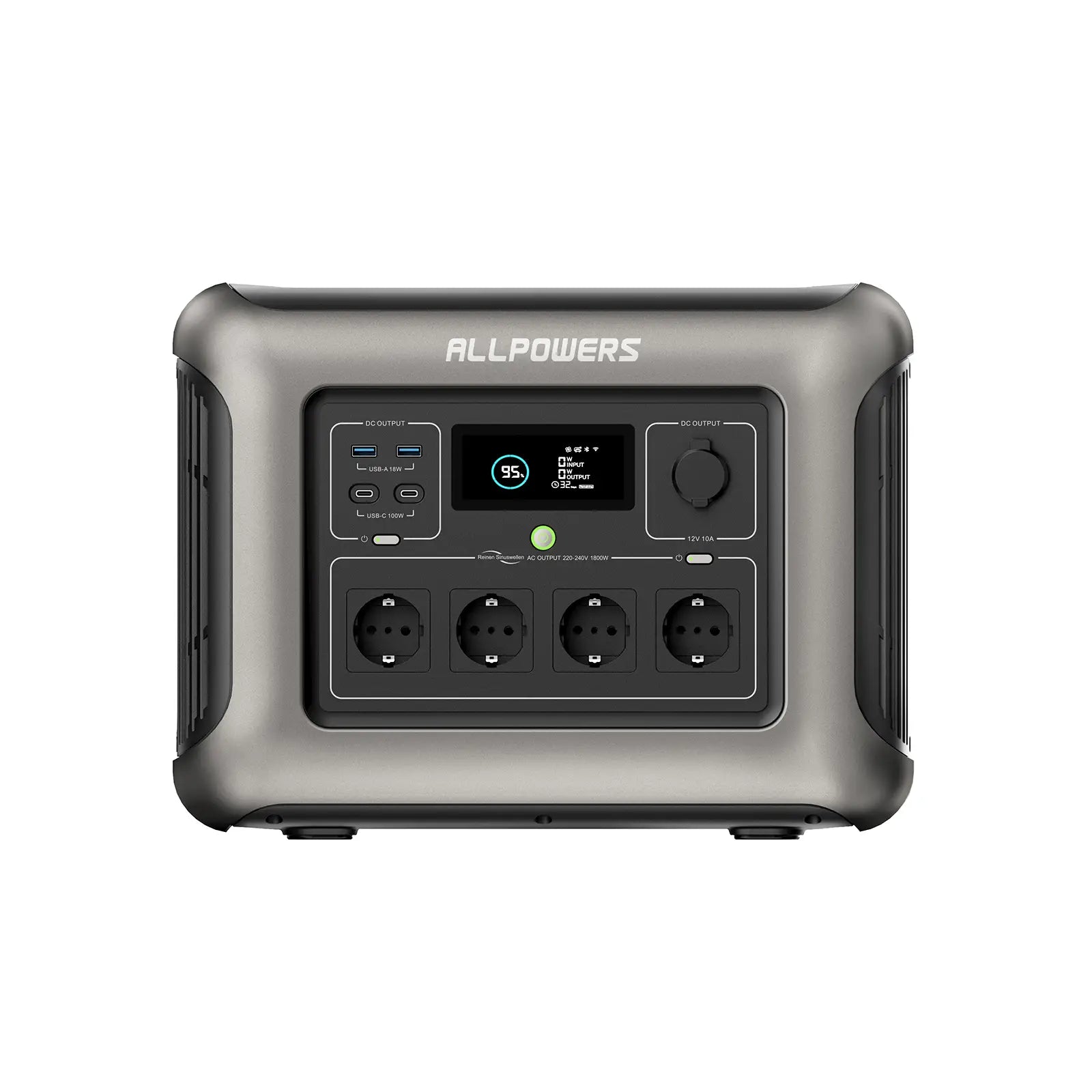 ALLPOWERS R1500 Draagbaar Energiestation 1800W 1152Wh LiFeP04 Accu