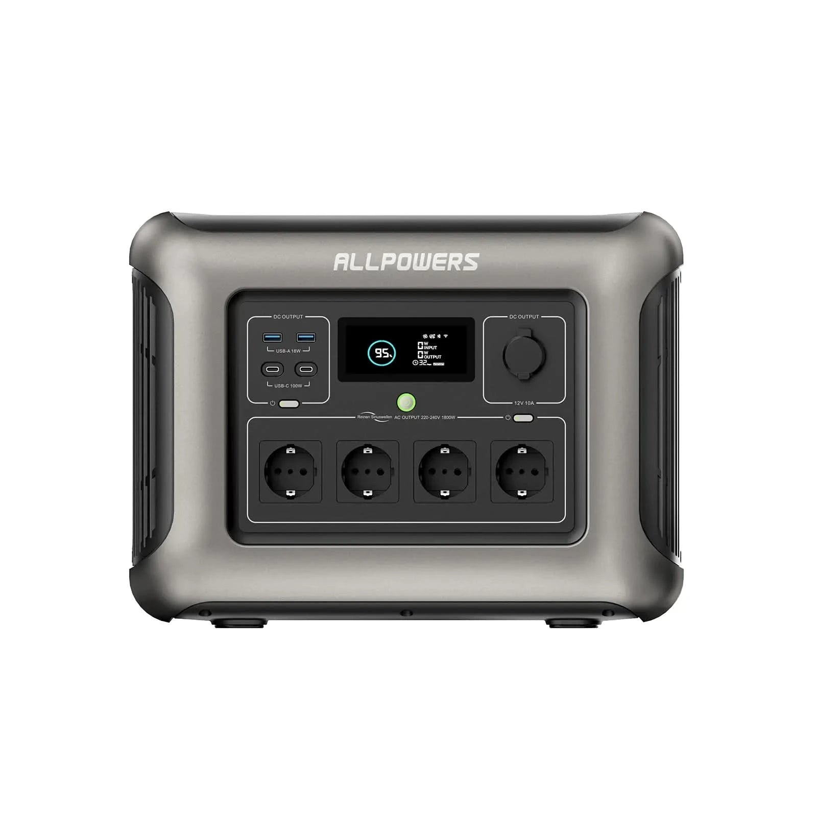 ALLPOWERS R1500 Draagbaar Energiestation 1800W 1152Wh LiFeP04 Accu