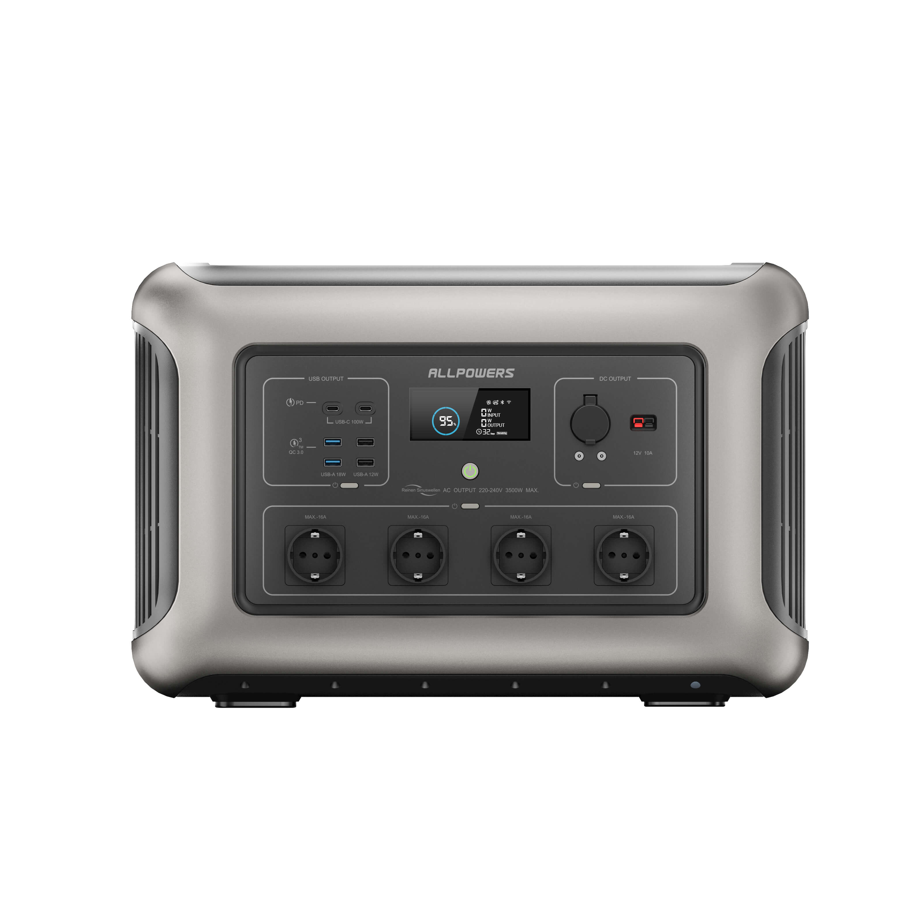 ALLPOWERS Zonnegeneratorset 4000W (R4000 + SP039 600W zonnepaneel)
