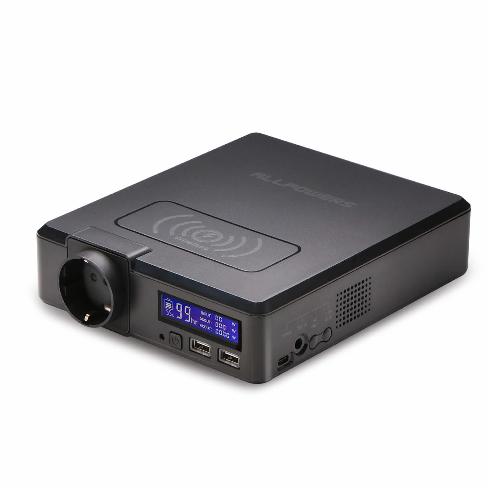 ALLPOWERS Zonnegeneratorset 200W (S200 + SP026 60W zonnepaneel)
