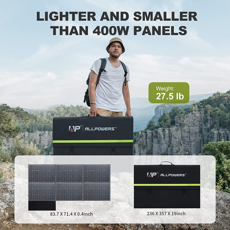 ALLPOWERS Zonnegeneratorkit 2400W (S2000 Pro + SP039 600W zonnepaneel)