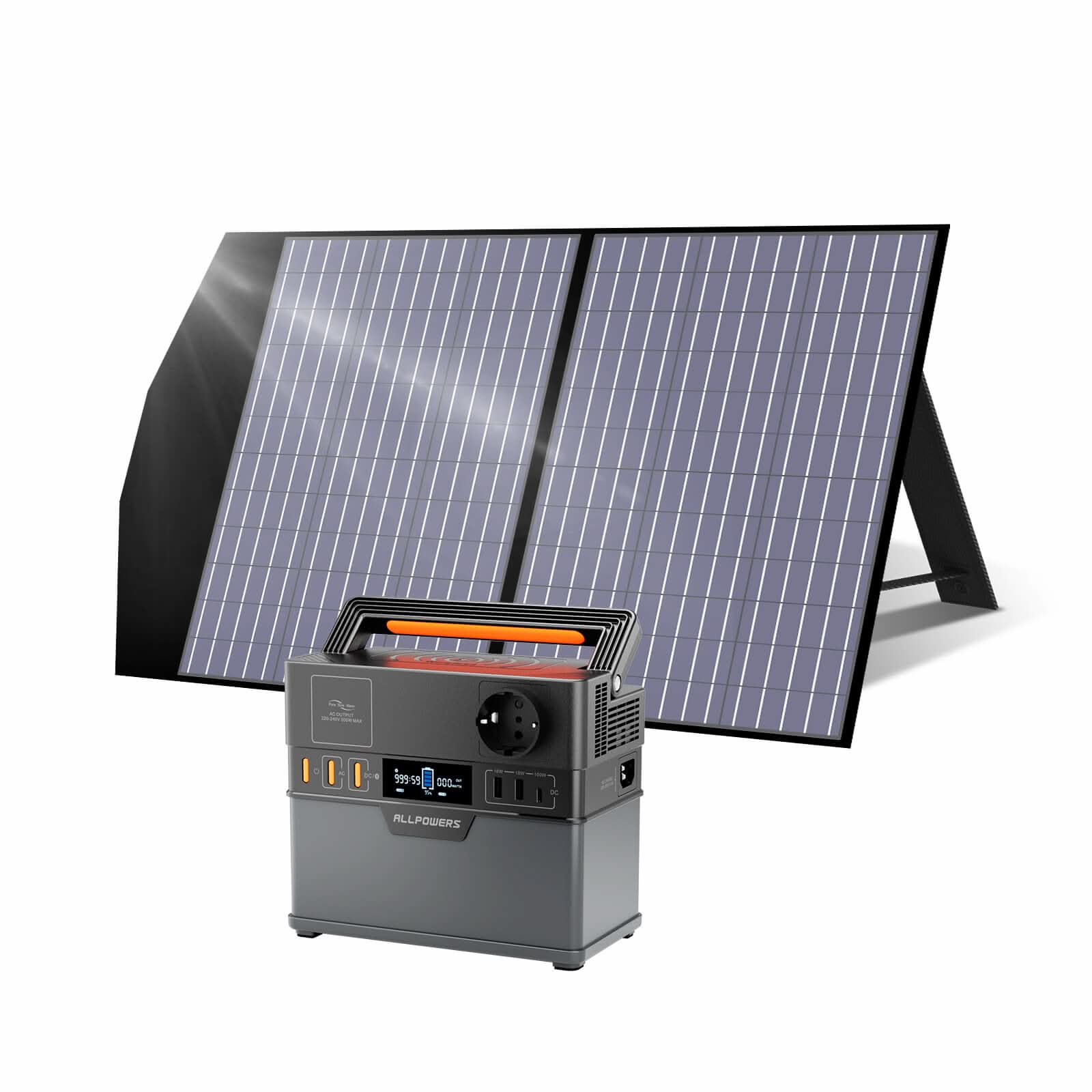ALLPOWERS Zonnegeneratorset 300W (S300 Plus + SP027 100W zonnepaneel)