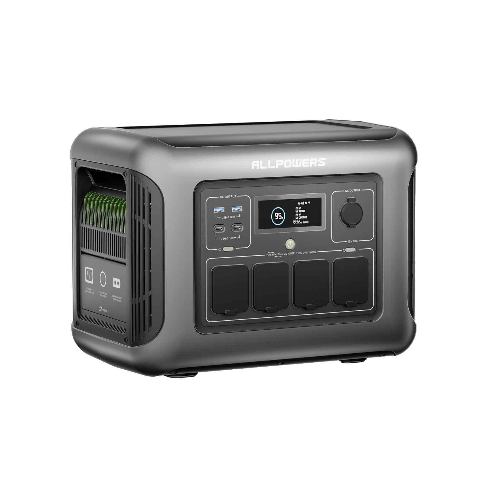 ALLPOWERS R1500 LITE Draagbaar Energiestation 1600W 1056Wh LiFeP04 Accu