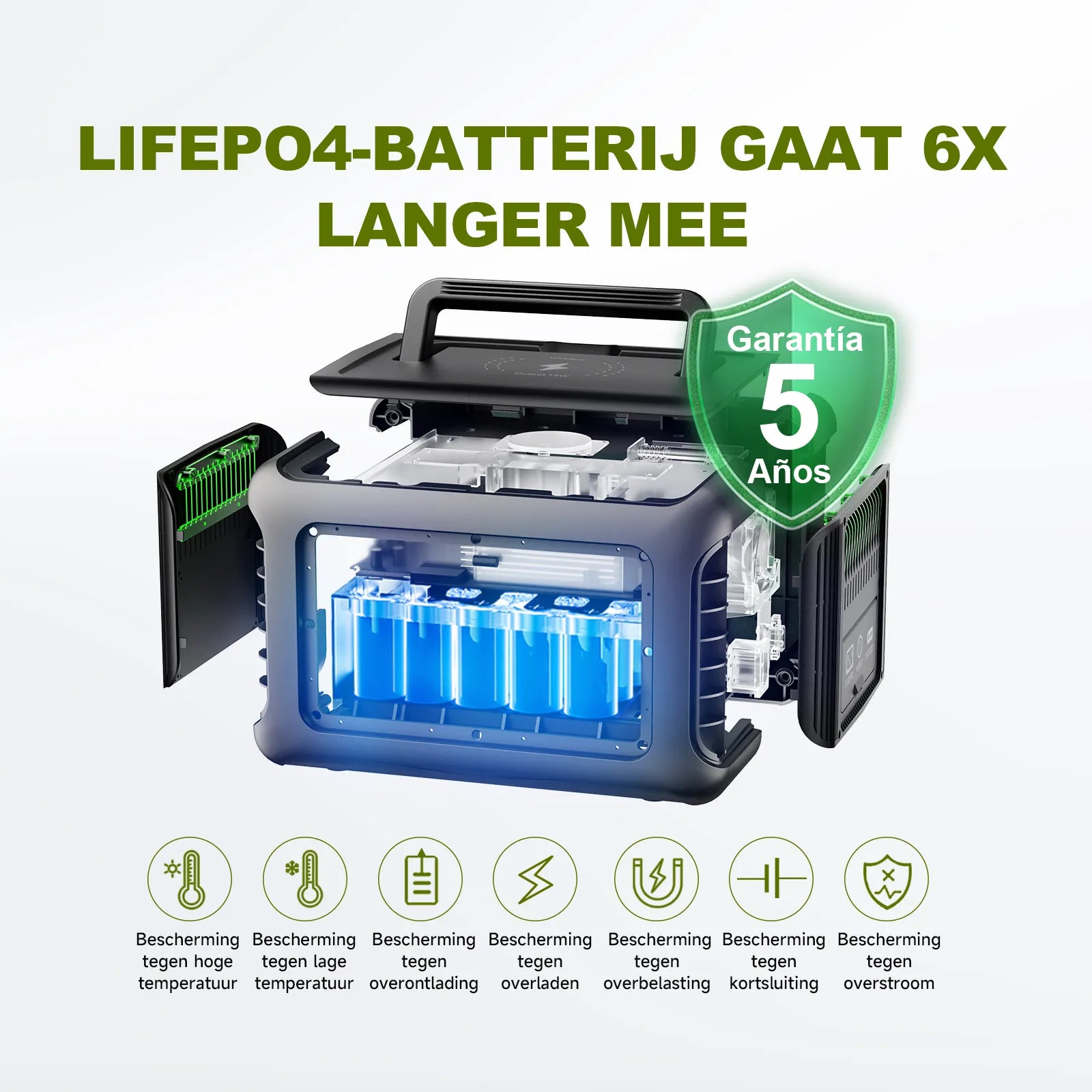 Allpowers_R600_LiFeP04 Long-Life Battery