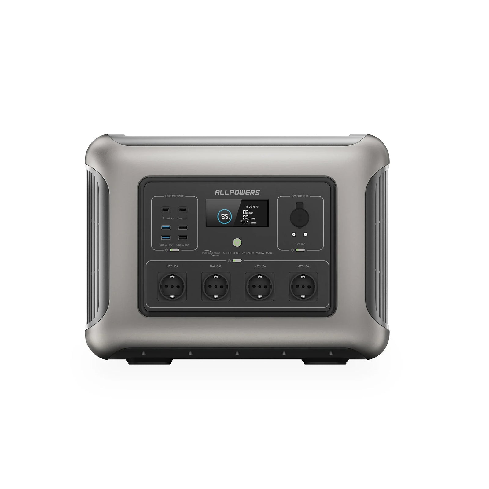 ALLPOWERS R2500 Draagbaar Energiestation 2500W 2016Wh LiFeP04 Accu