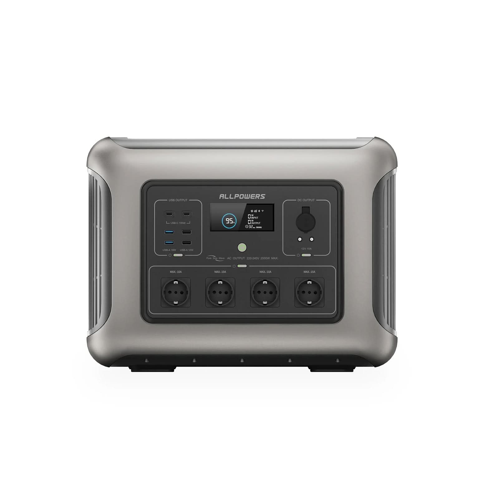 ALLPOWERS R2500 Draagbaar Energiestation 2500W 2016Wh LiFeP04 Accu