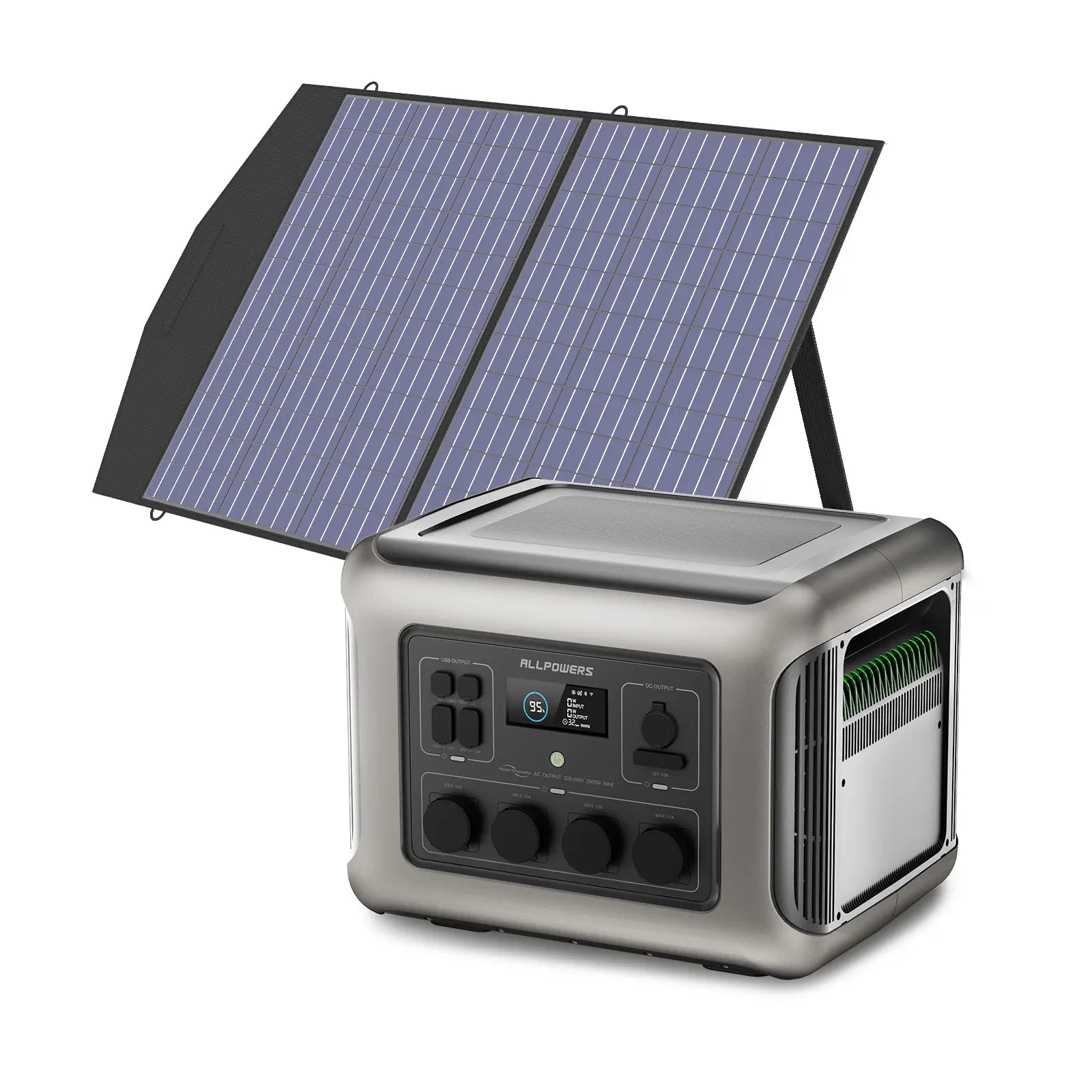 ALLPOWER Zonnegeneratorset 2500W (R2500 + SP027 100W zonnepaneel)