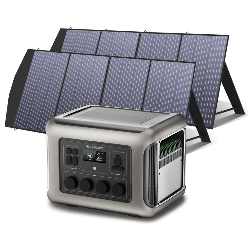 ALLPOWERS R2500 Draagbaar Energiestation 2500W 2016Wh LiFeP04 Accu