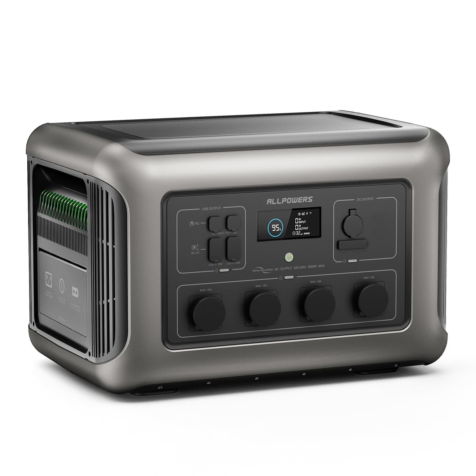 ALLPOWERS R3500 Thuis Back-up Energiestation 3500W 3168Wh
