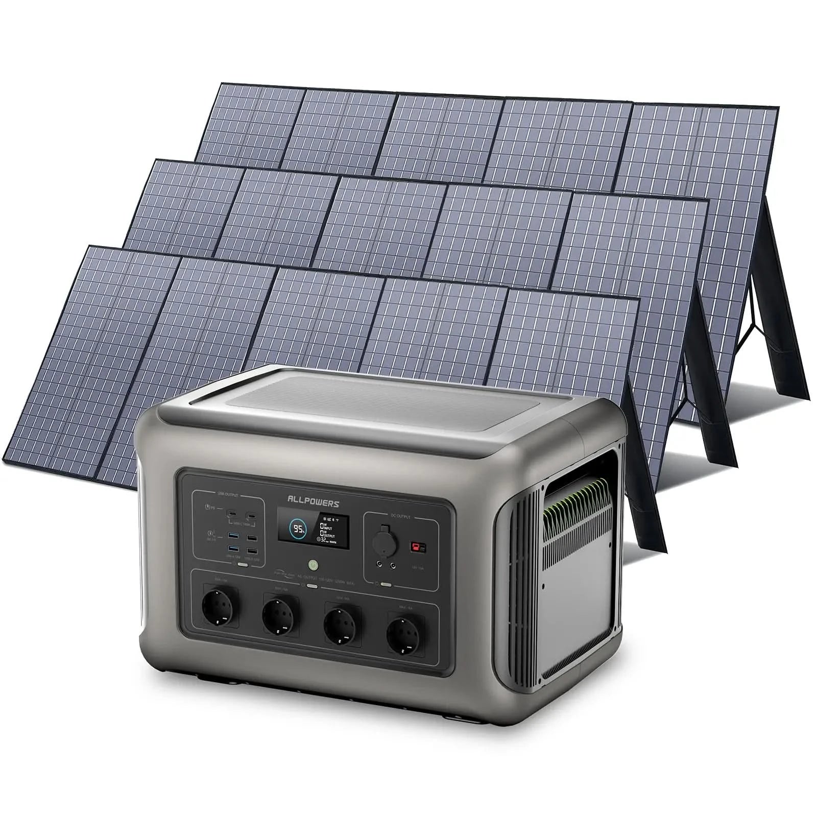 ALLPOWERS Zonnegeneratorset 3500W (R3500 + SP037 400W zonnepaneel)