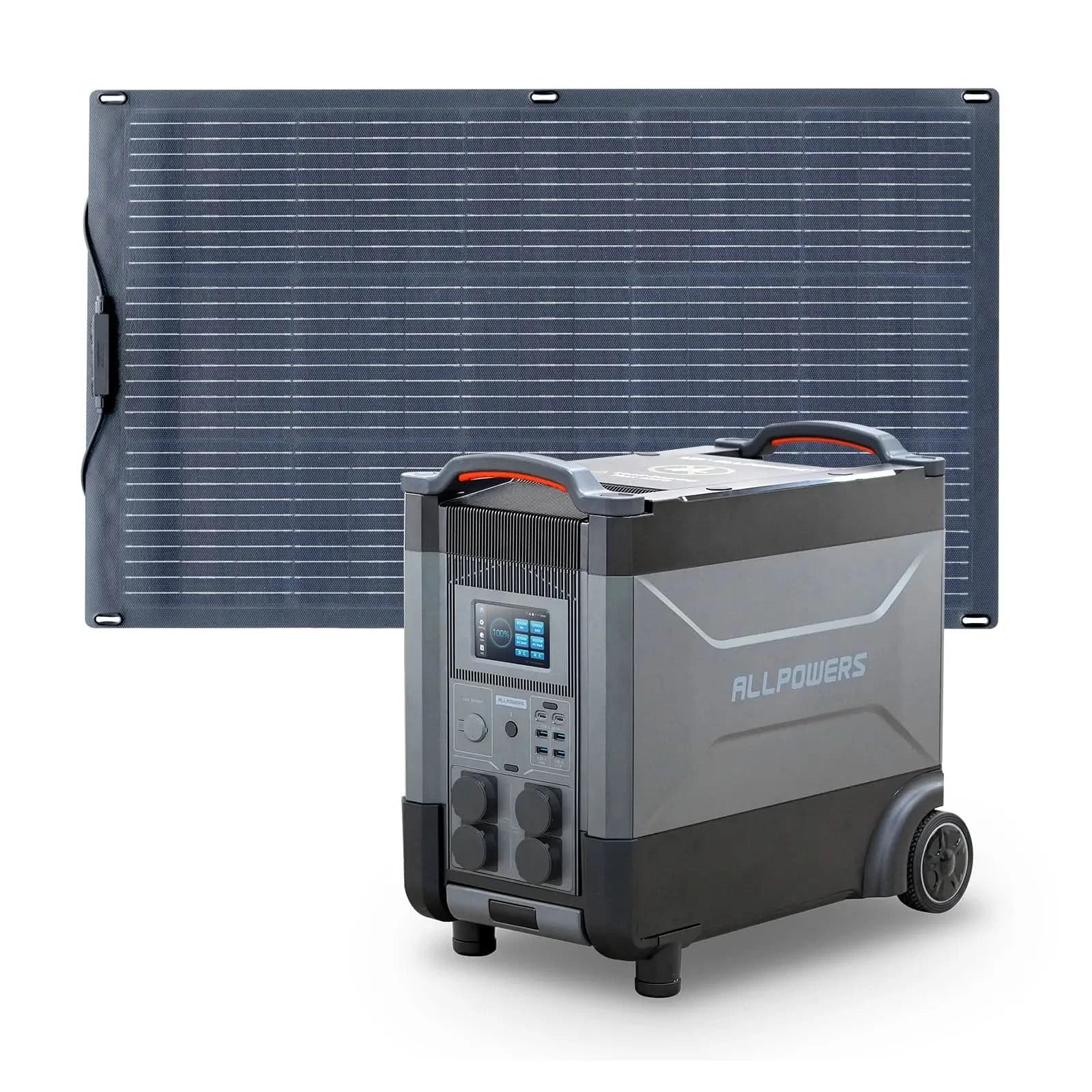 ALLPOWERS Zonnegeneratorset 4000W (R4000 + SF100 100W flexibel zonnepaneel)