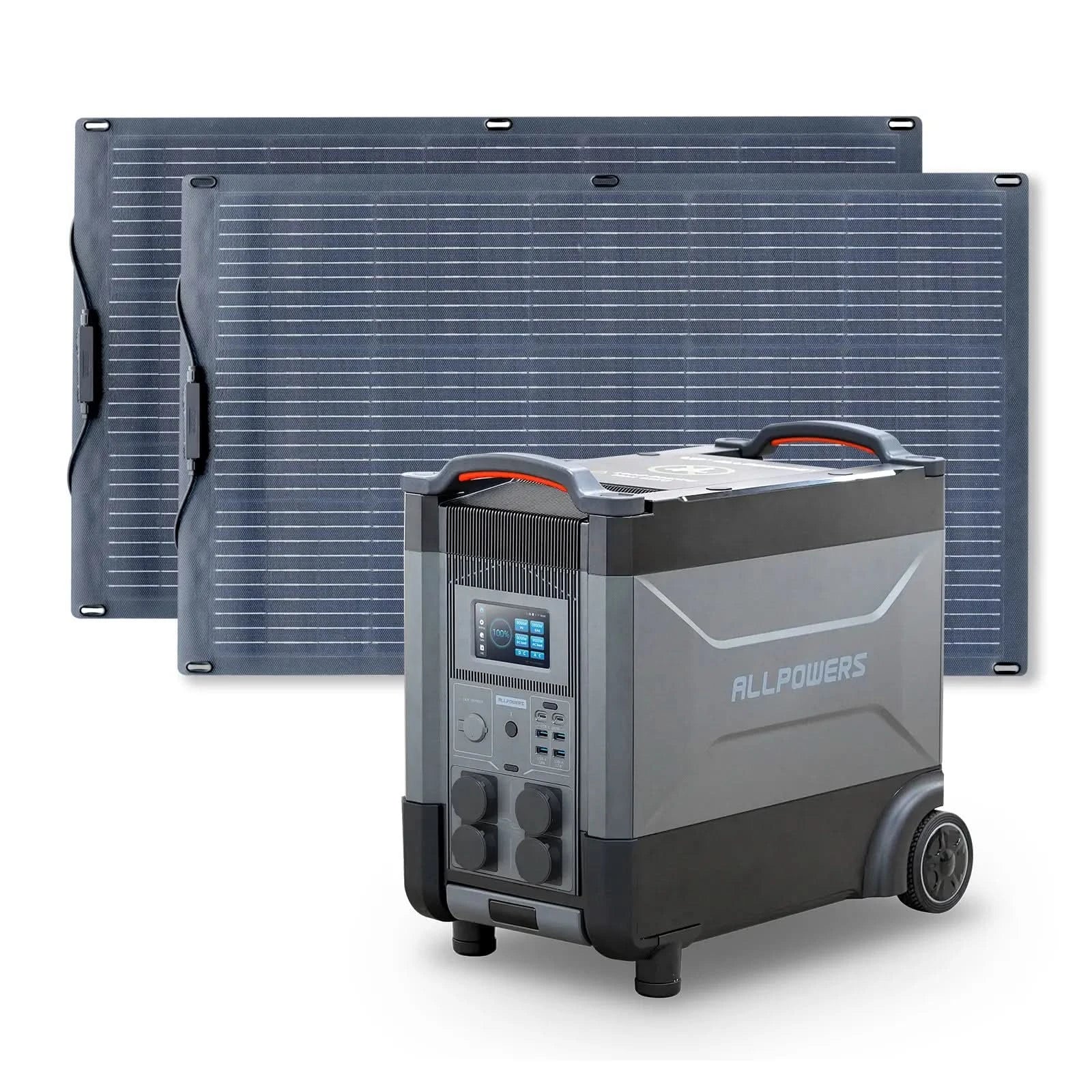 ALLPOWERS Zonnegeneratorset 4000W (R4000 + SF100 100W flexibel zonnepaneel)