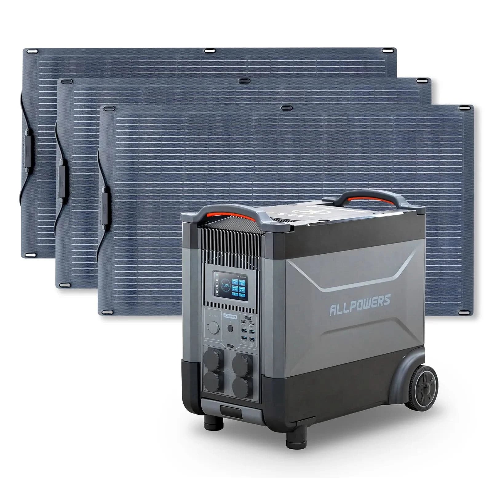 ALLPOWERS Zonnegeneratorset 4000W (R4000 + SF100 100W flexibel zonnepaneel)
