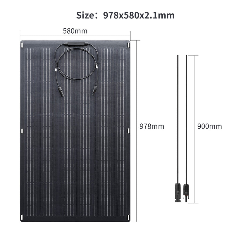 ALLPOWERS Zonnegeneratorset 2400W (S2000 Pro + SF100 100W flexibel zonnepaneel)