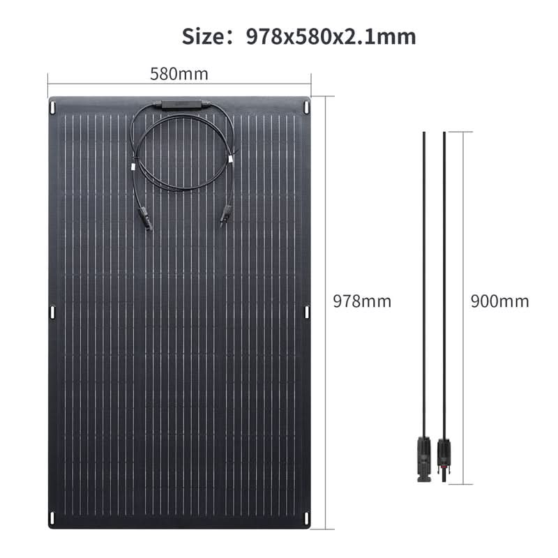 ALLPOWERS Zonnegeneratorset 2400W (S2000 Pro + SF100 100W flexibel zonnepaneel)