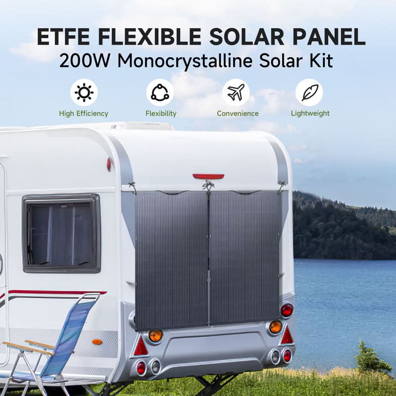 ALLPOWERS Zonnegeneratorset 2400W (S2000 Pro + SF200 200W flexibel zonnepaneel)