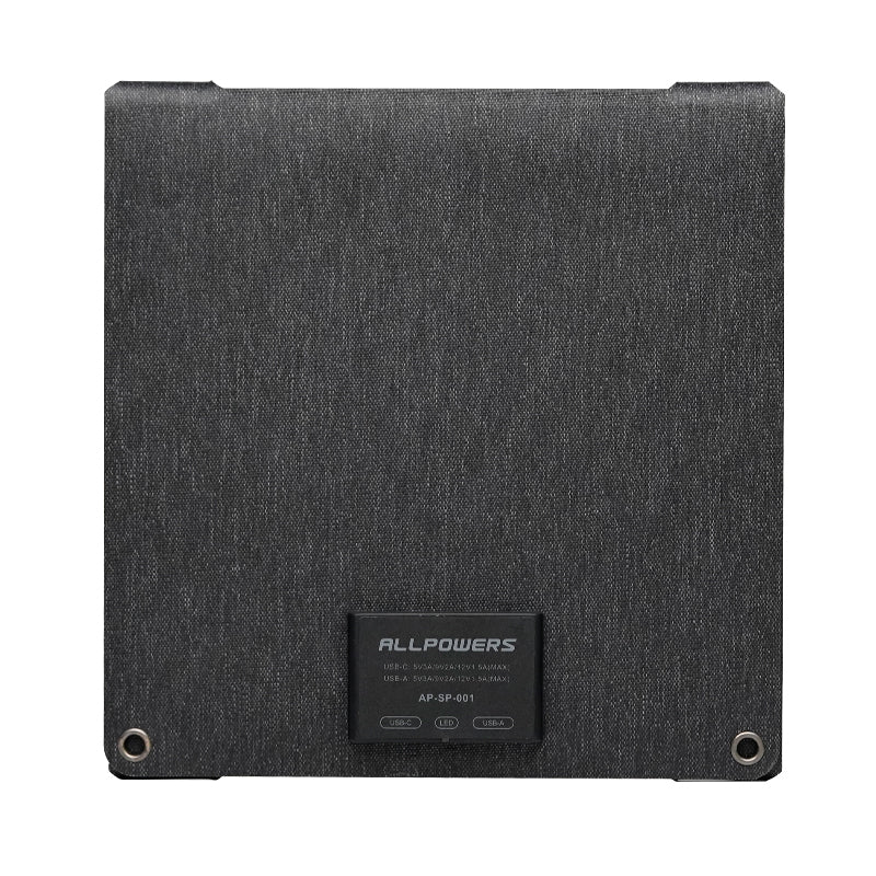 ALLPOWERS PB100 draagbare powerbank 100W 24000mAh met SP001 5V 21W zonnepaneel