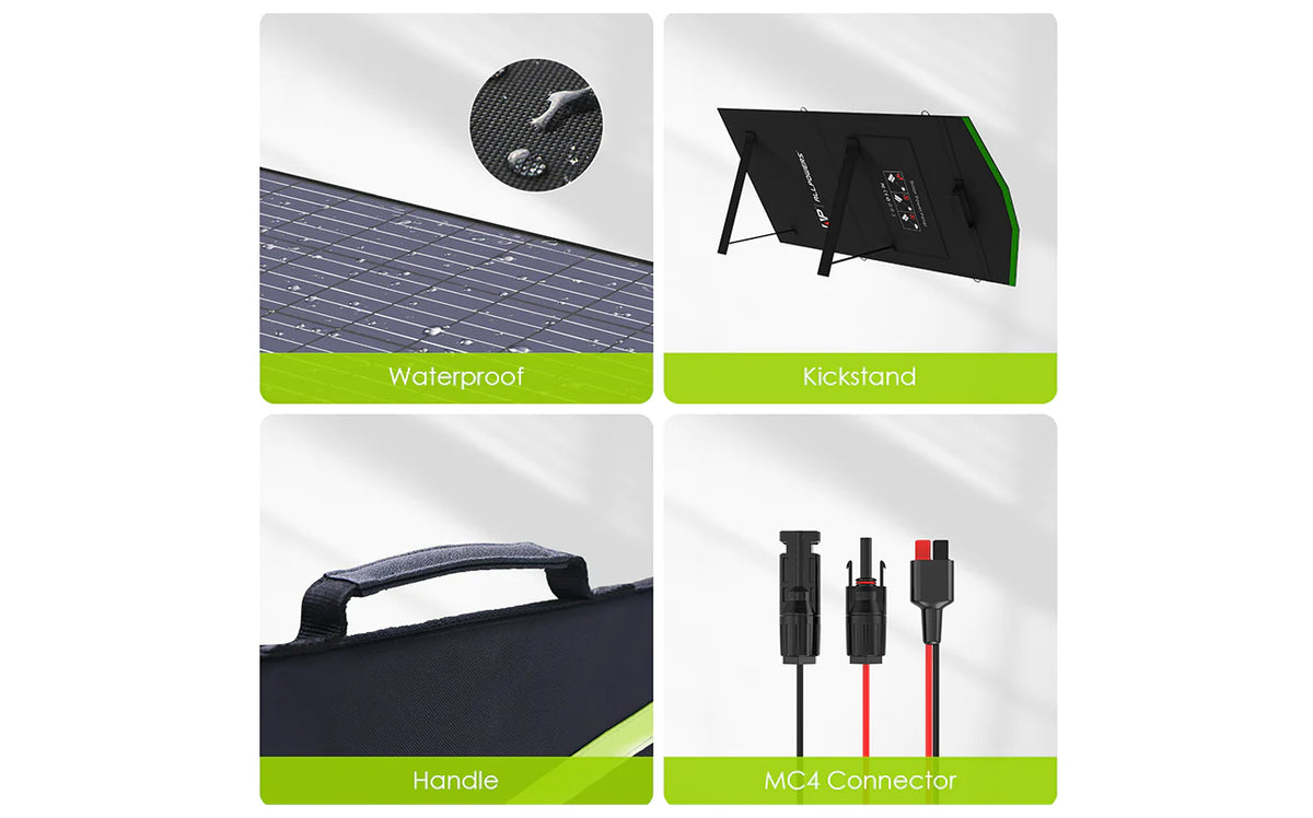 ALLPOWERS Zonnegeneratorset 2400W (S2000 Pro + SP027 100W zonnepaneel)