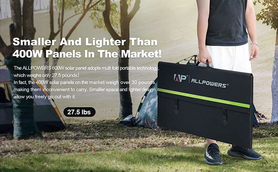 ALLPOWERS Zonnegeneratorkit 2400W (S2000 Pro + SP039 600W zonnepaneel)