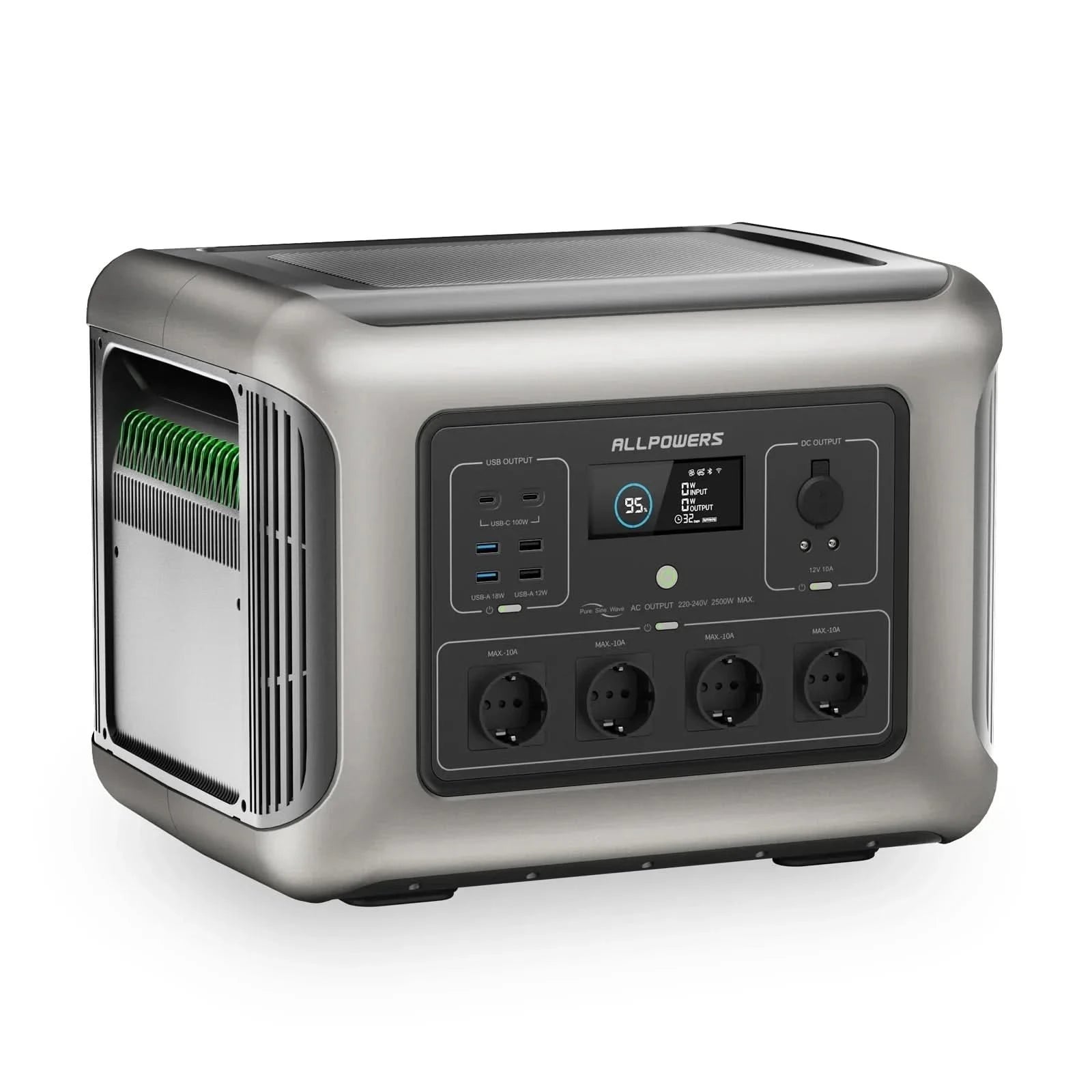 ALLPOWERS R2500 Draagbaar Energiestation 2500W 2016Wh LiFeP04 Accu