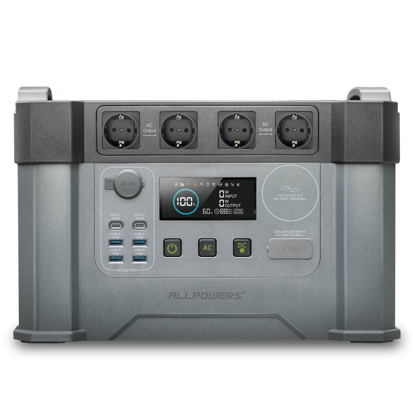 ALLPOWERS S2000 Pro Draagbaar Energiestation 2400W 1451Wh