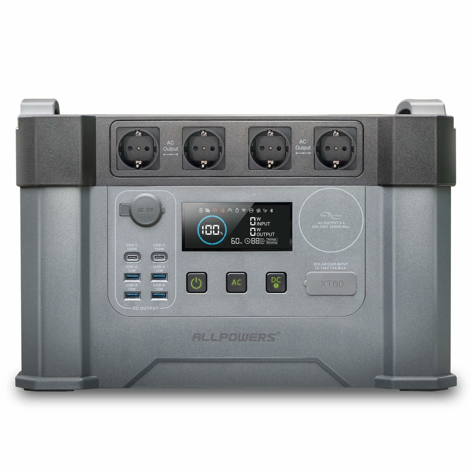 ALLPOWERS S2000 Pro Draagbaar Energiestation 2400W 1451Wh