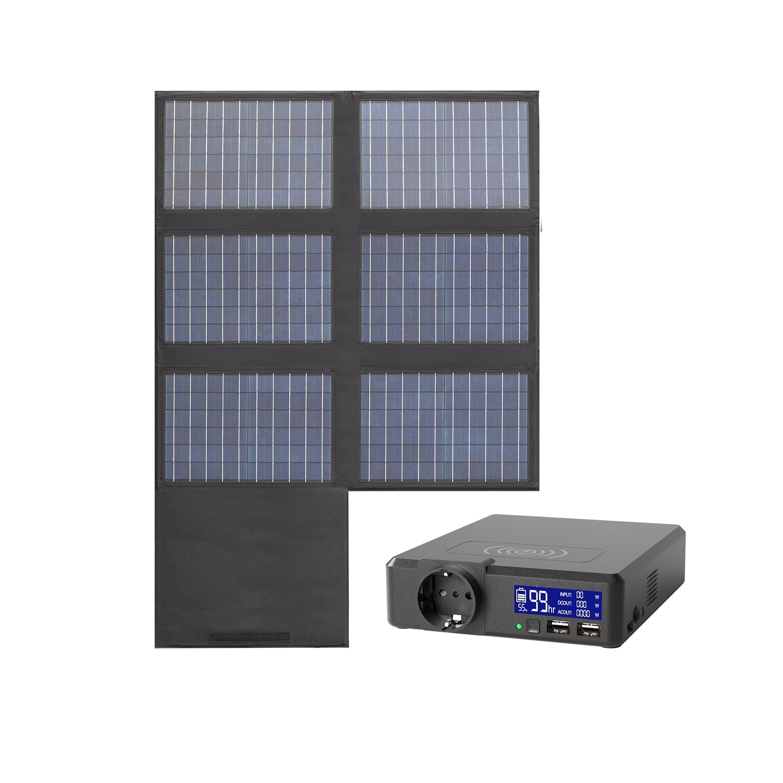 ALLPOWERS Zonnegeneratorset 200W (S200 + SP026 60W zonnepaneel)