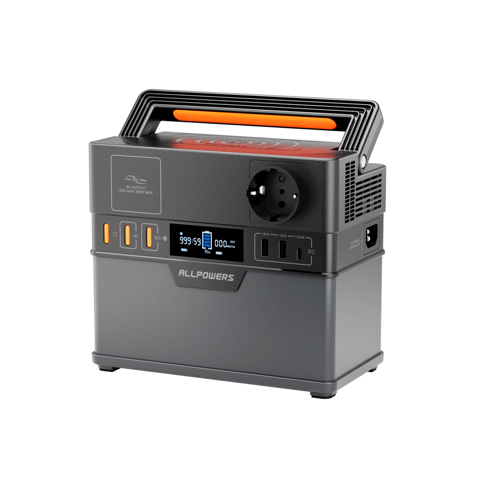 ALLPOWERS S300 Plus Draagbaar Energiestation 300W 288Wh