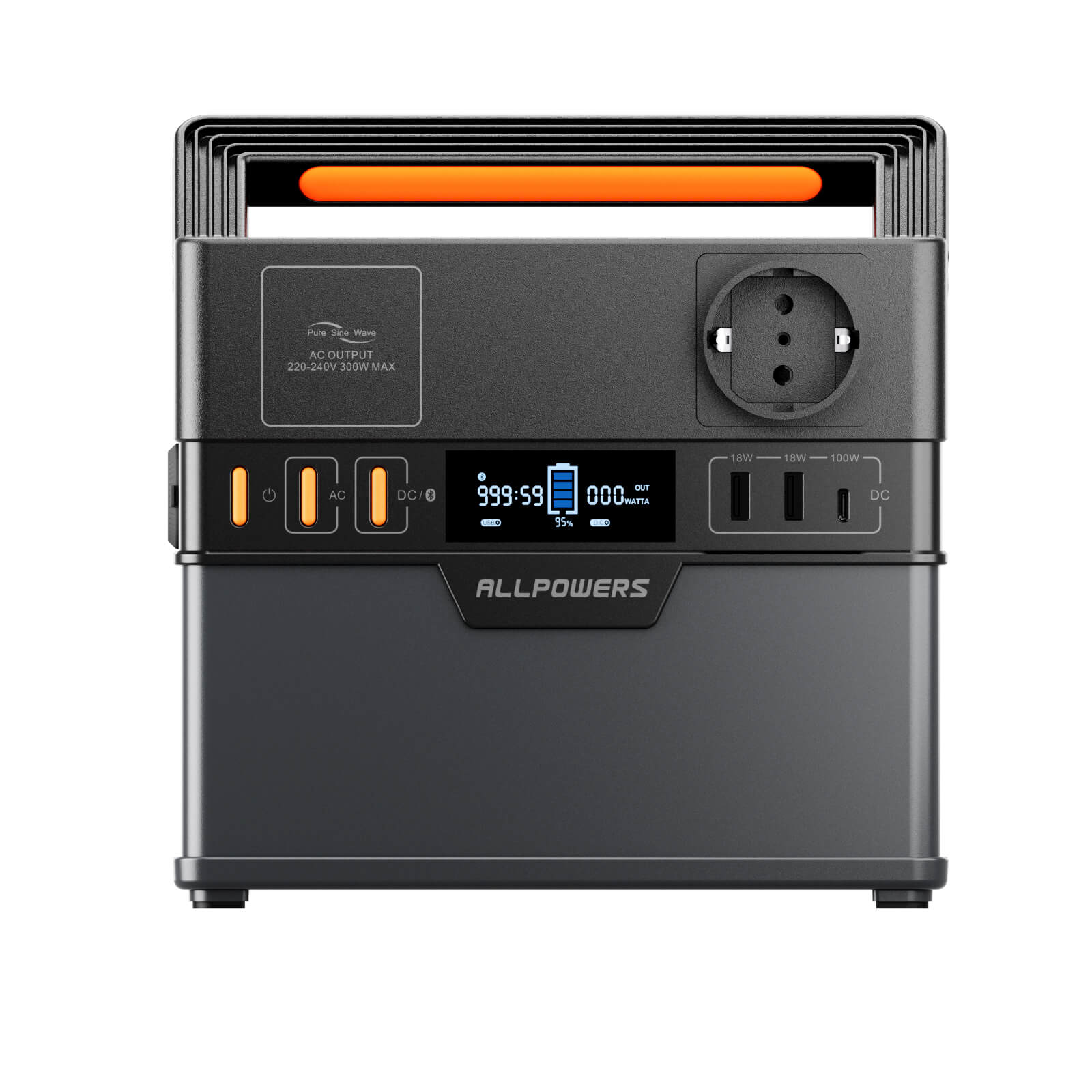 ALLPOWERS S300 Plus Draagbaar Energiestation 300W 288Wh