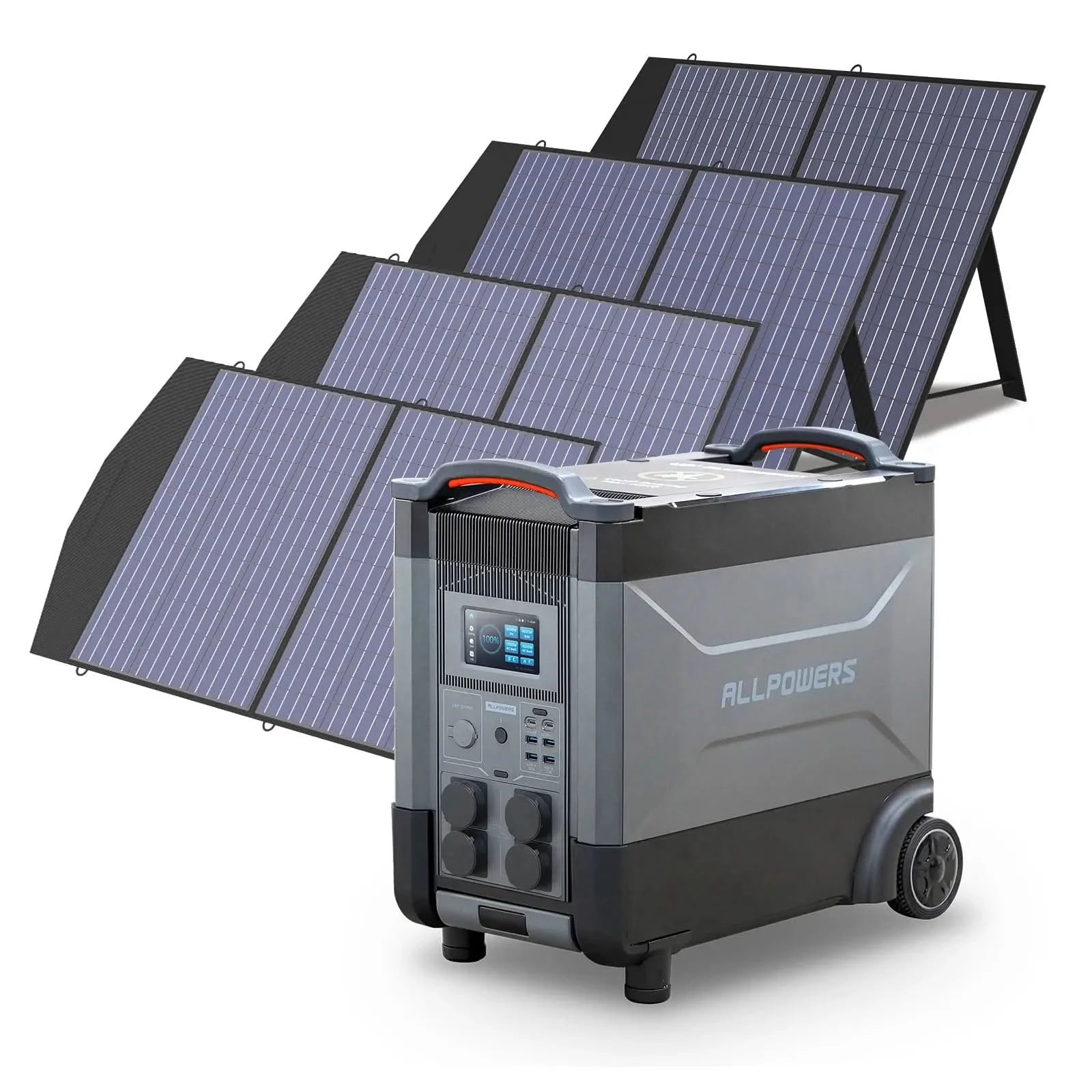 ALLPOWERS Zonnegeneratorset 4000W (R4000 + SP027 100W zonnepaneel)