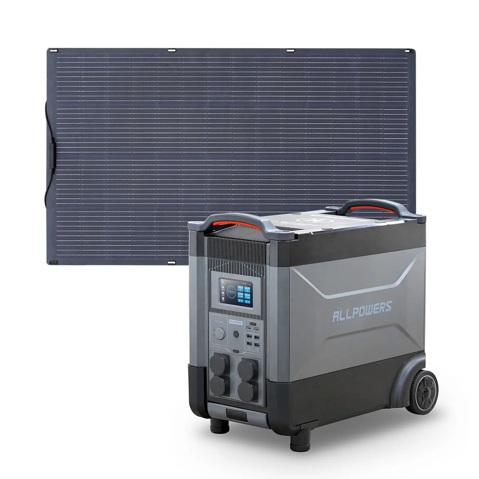 ALLPOWERS Zonnegeneratorset 4000W (R4000 + SF200 200W flexibel zonnepaneel)