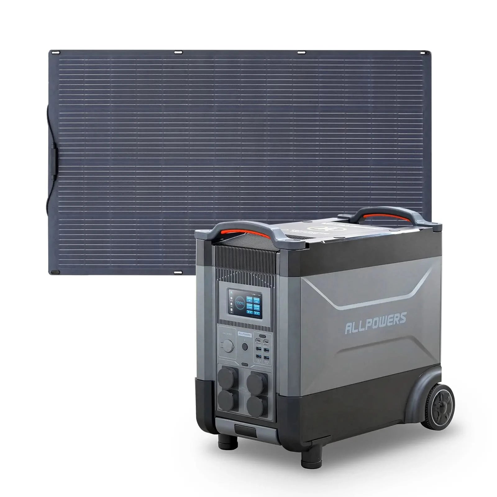 ALLPOWERS Zonnegeneratorset 4000W (R4000 + SF200 200W flexibel zonnepaneel)