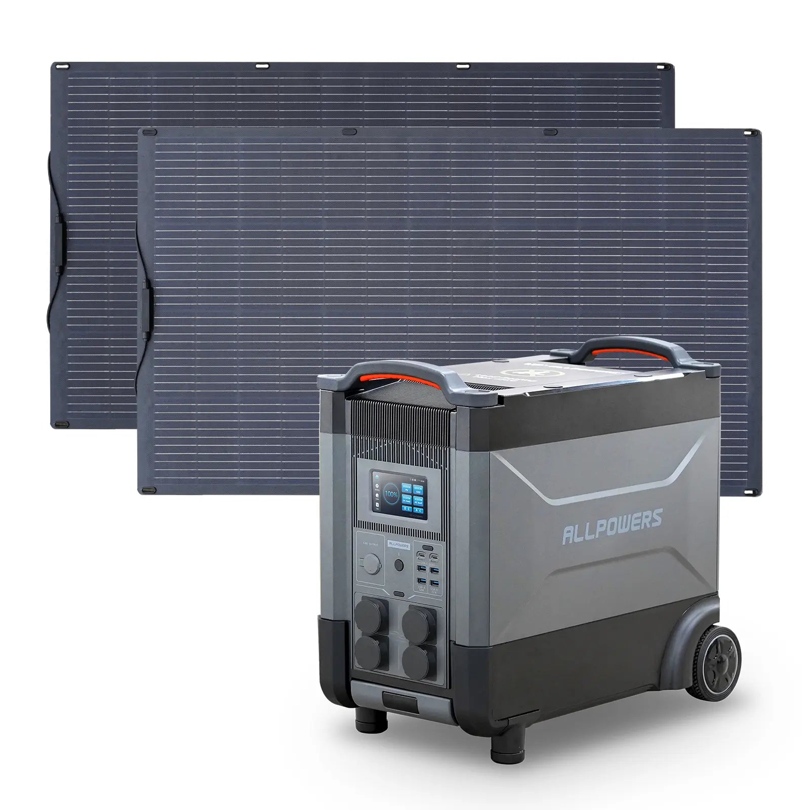 ALLPOWERS Zonnegeneratorset 4000W (R4000 + SF200 200W flexibel zonnepaneel)