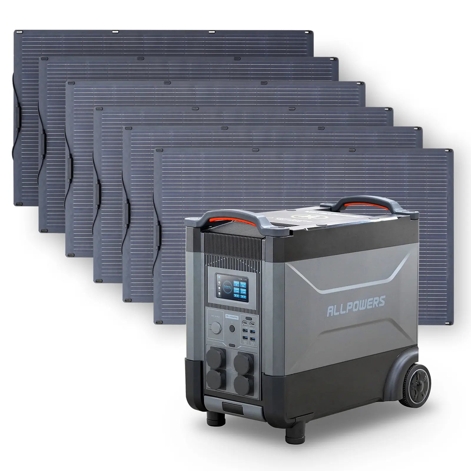 ALLPOWERS Zonnegeneratorset 4000W (R4000 + SF200 200W flexibel zonnepaneel)