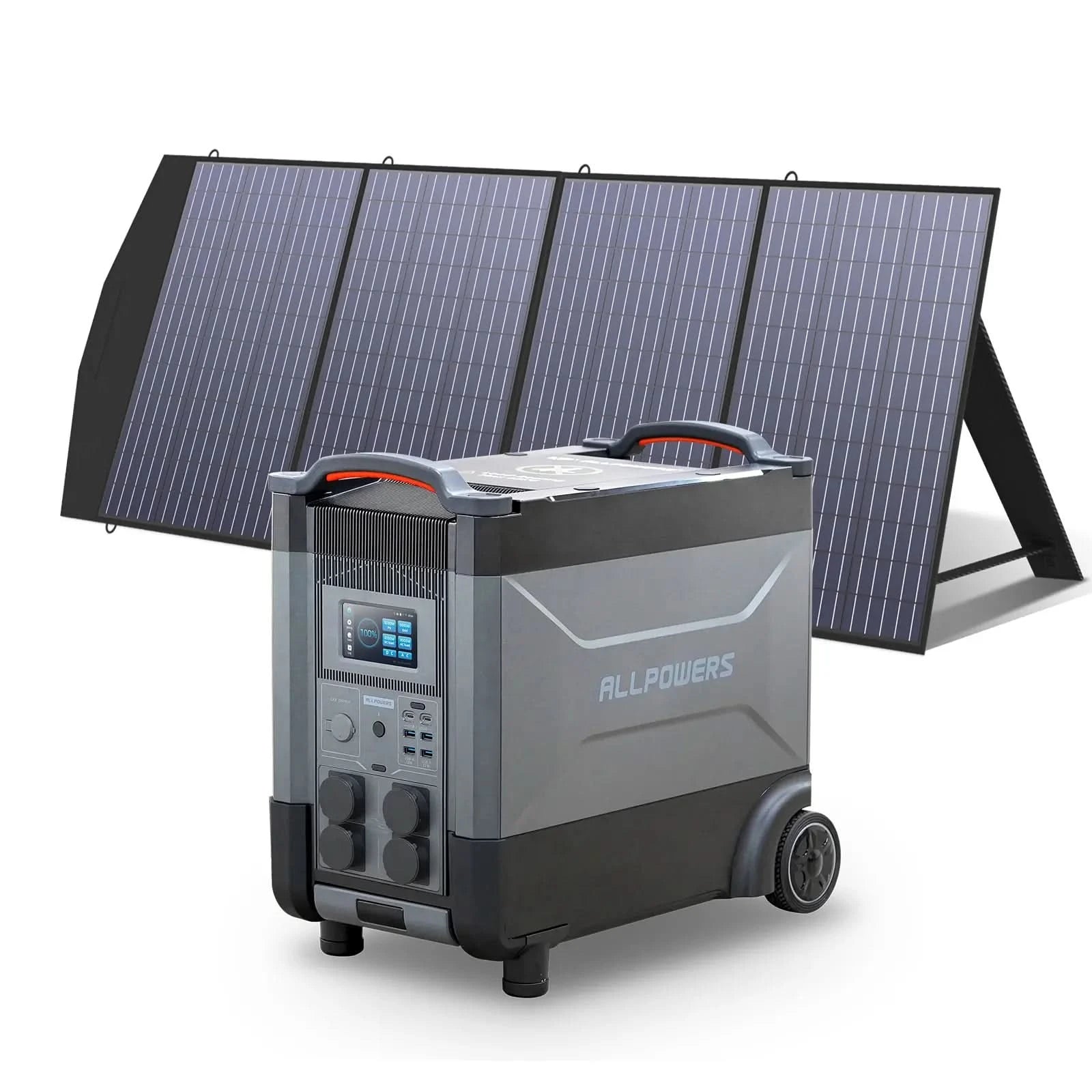 ALLPOWERS Zonnegeneratorset 4000W (R4000 + SP033 200W zonnepaneel)