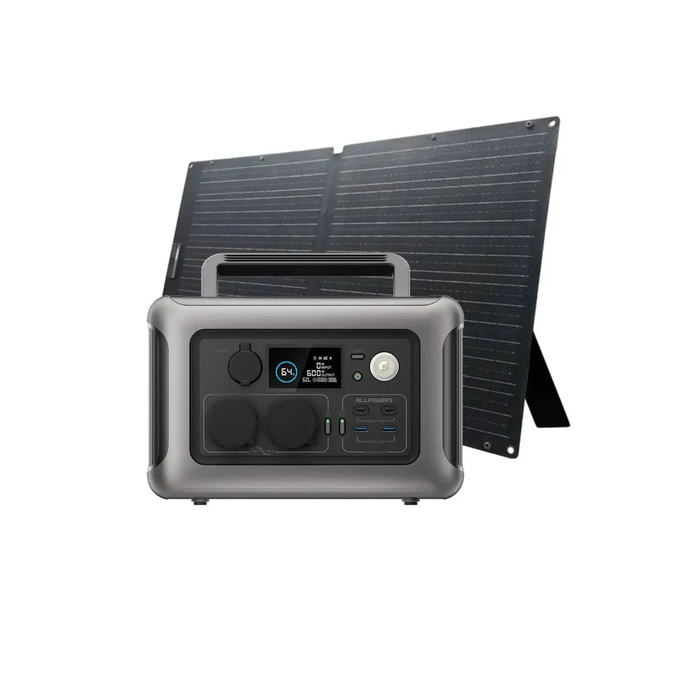 ALLPOWERS Zonnegeneratorkit 600W (R600 + SOLAX SE100 100W Zonnepaneel)