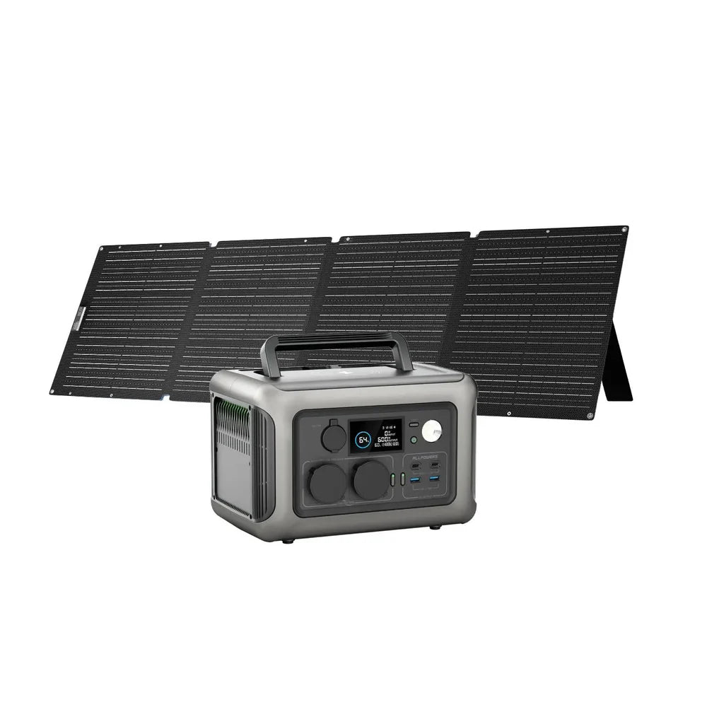 ALLPOWERS Zonnegeneratorkit 600W (R600 + SOLAX SE200 200W Zonnepaneel)