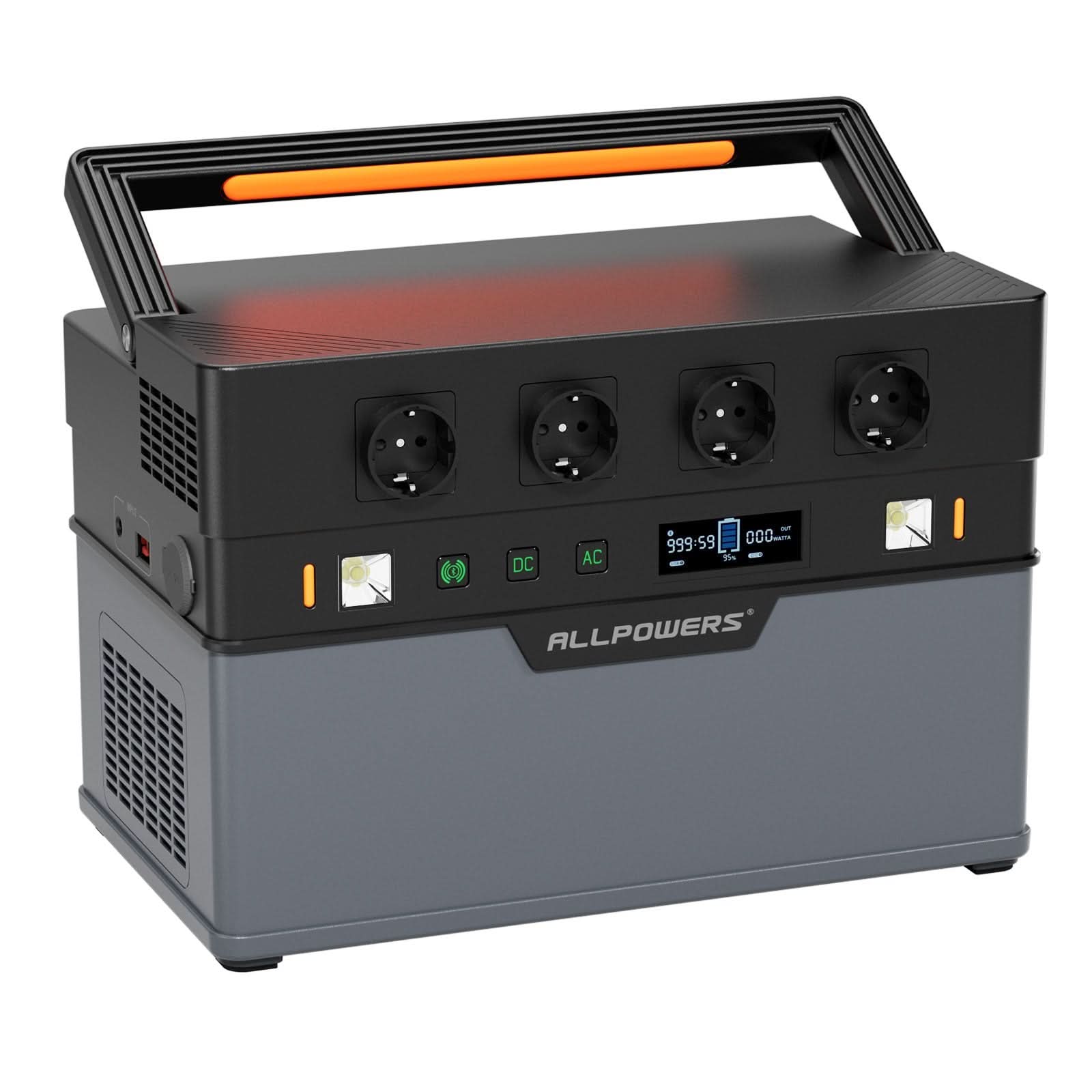 ALLPOWERS S1500 Draagbaar Energiestation 1500W 1092Wh