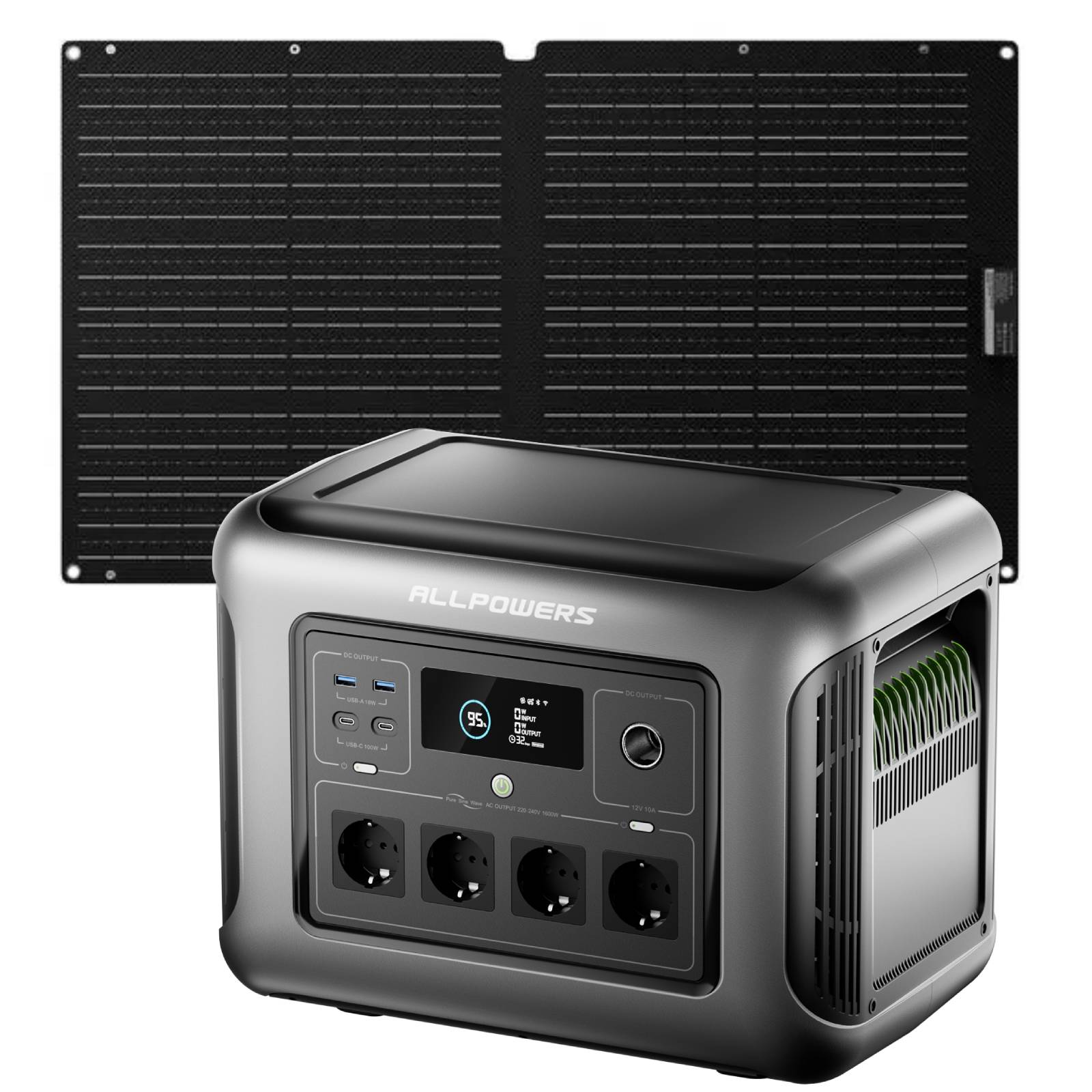 ALLPOWERS R1500 LITE Draagbaar Energiestation 1600W 1056Wh LiFeP04 Acc